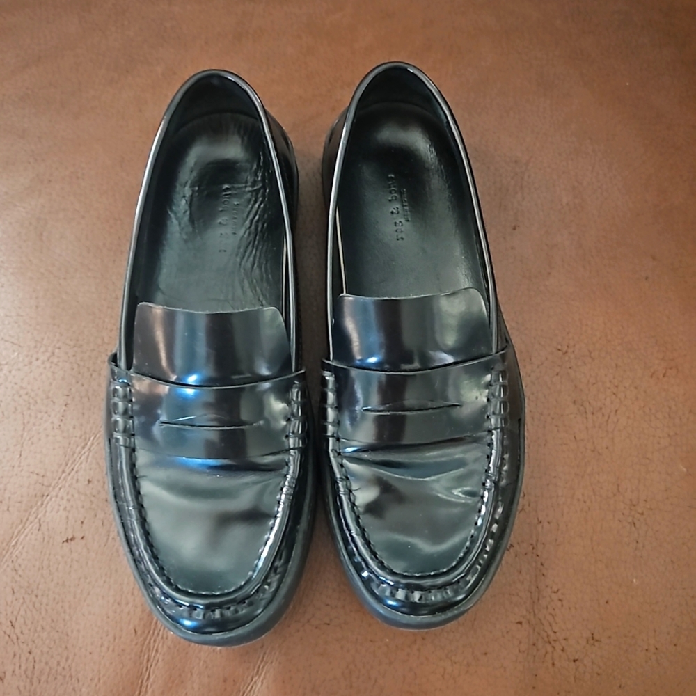 Used Black Rag & Bone Loafers
